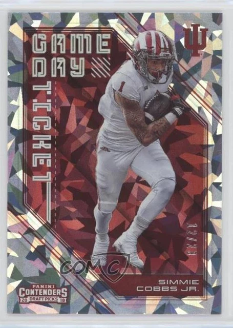 2018 Contenders Draft Picks Cracked Ice Ticket /23 Simmie Cobbs Jr #21 Rookie RC