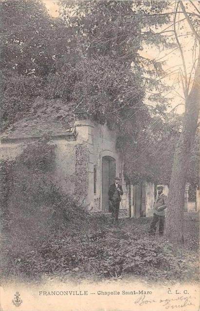 CPA 95 FRANCONVILLE CHAPELLE SAINT MARC (dos non divisé)