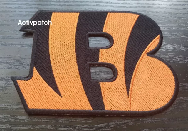 Cincinnati Bengal B Logo Patch NFL Football USA Sports Superbowl Jersey sew on