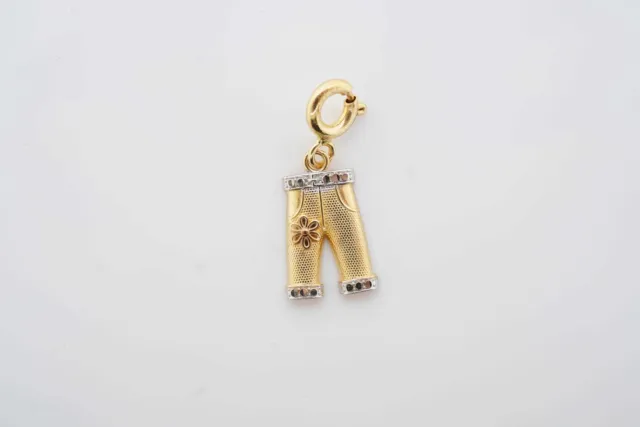 14k Estate Sale Yellow Gold Pendant - Fine Jewelry Vintage Style