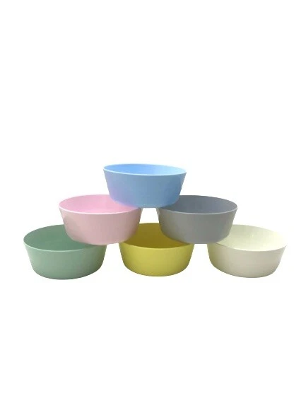 IKEA Kalas Kinder-Geschirr Set 24-teilig - Pastellfarben BPA-frei