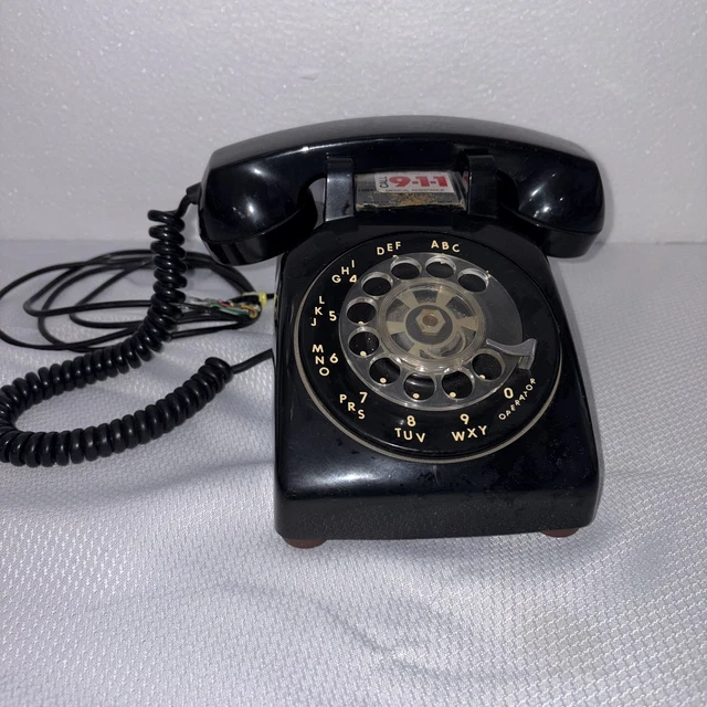 Phne Image VINTAGE STROMBERG-CARLSON SC G3 Black Rotary Dial Phone 80's £22.42 ...