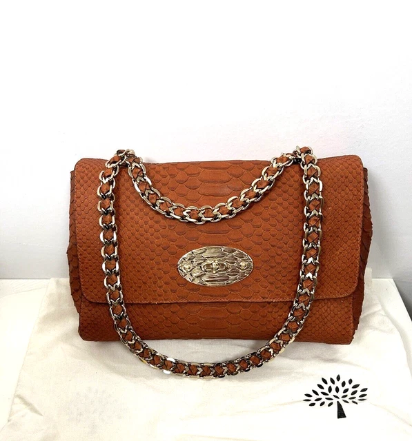 NEW MULBERRY CECILY Top Handle Lily Silky Snake 750.00 PicClick UK