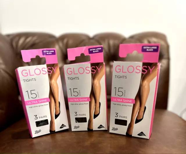 7 DENIER OIL Look Ultra High Shine Glossy Tights £4.99 - PicClick UK