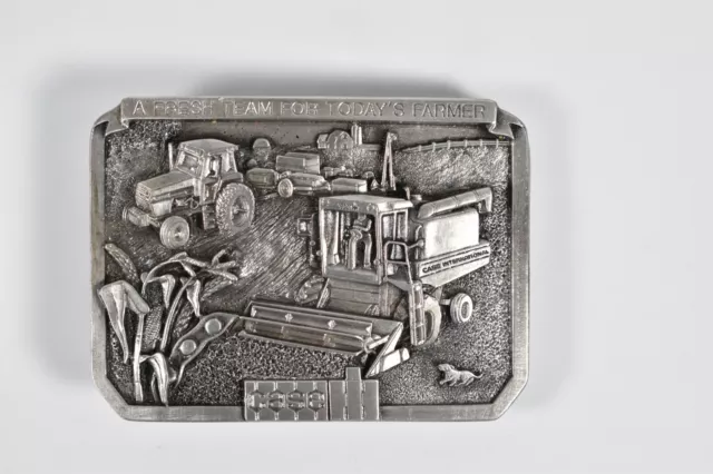 1985 Limited Edition First Case IH A Fresh Team For Today’s Farmer Belt Buckle