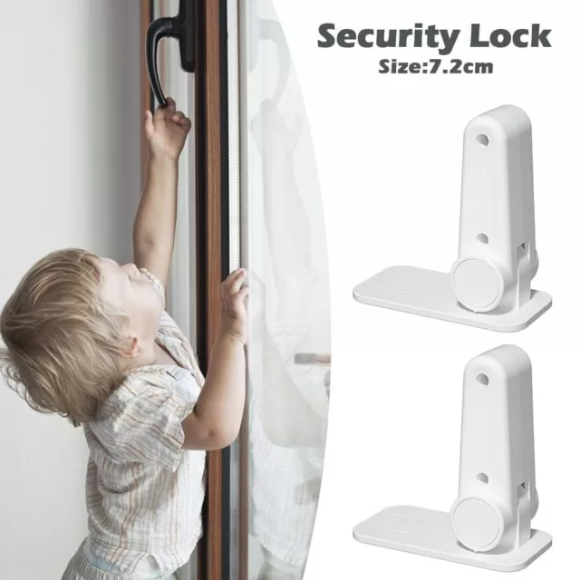 Window Dog For Children Door Handle Fixed Lock Anti-Opening Security Lock Fixed