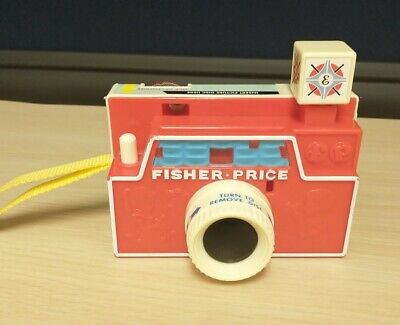 Fisher Price Changeable Picture Disc Camera with Strap Classic Style