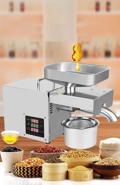 1x Automatic Oil Press Machine Oil Extraction Extractor Expeller Olive Peanut