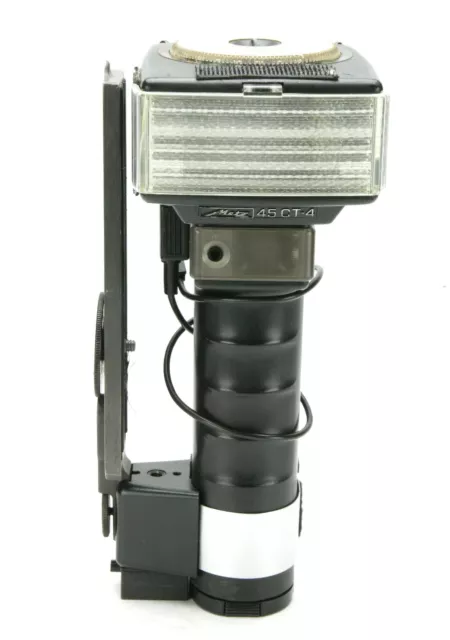 Metz 45 CT-4 TTL Complete Kit With Battery Cluster, 2 Diffusers & Cord. Tested.