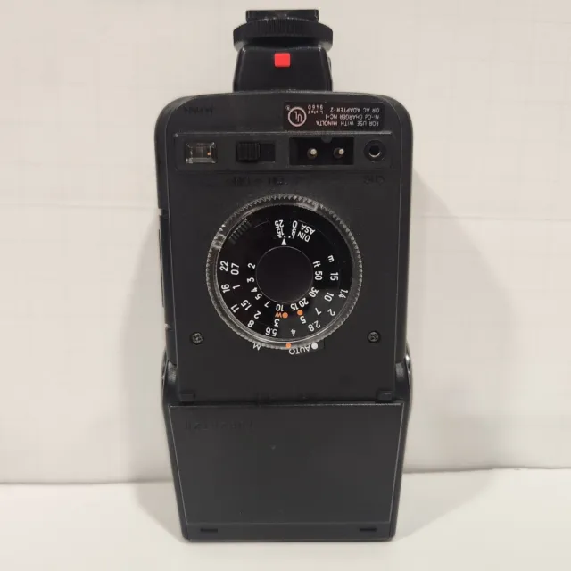 Minolta AUTO 28 Speedlight Flash -Camera Accessories w/case - Untested