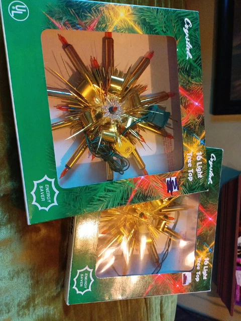 Vintage Christmas Star Tree Topper
