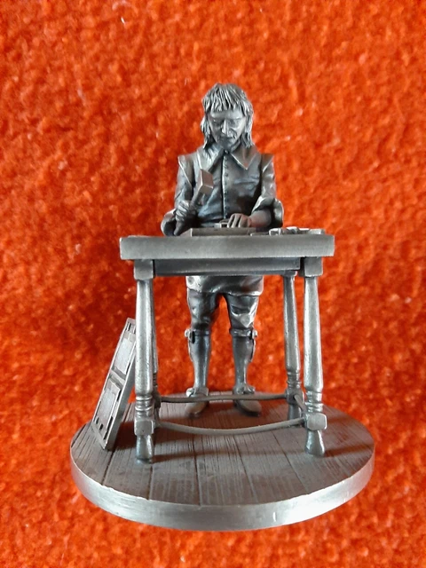 Figurine Ancienne En étain – Bagagiste De Gare Avec Malles – Jouet Train 1920