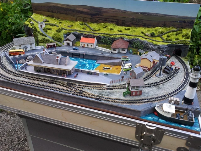 N scale sale briefcase layout
