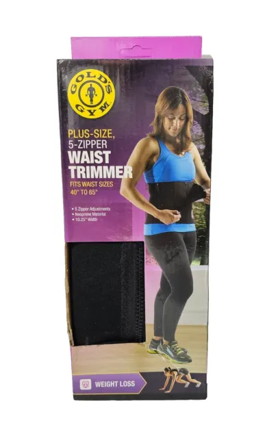 GOLDS GYM WAIST Trainer Trimmer Belt For Men & Women 8 wide Adjustable  Fitness $12.50 - PicClick