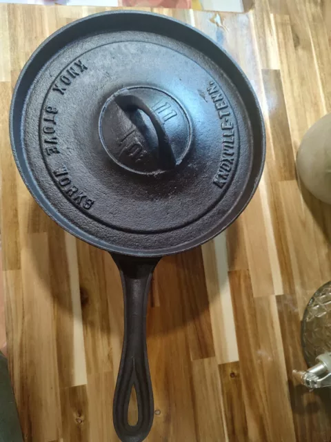 Antique Spider Skillet Flat Bottom Cast Iron, 1840-70, Primitive, Clean VG  Cond