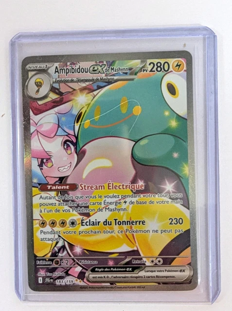 Carte Pokémon Ampibidou ex de Mashynn 183/159 - Aventures