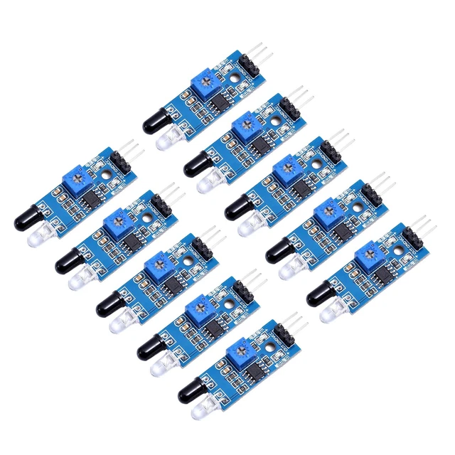 10pcs Roboter Modul 2 Sich 30cm 3.2cm 1.4cm Montage Line Zählt Robotertechnik