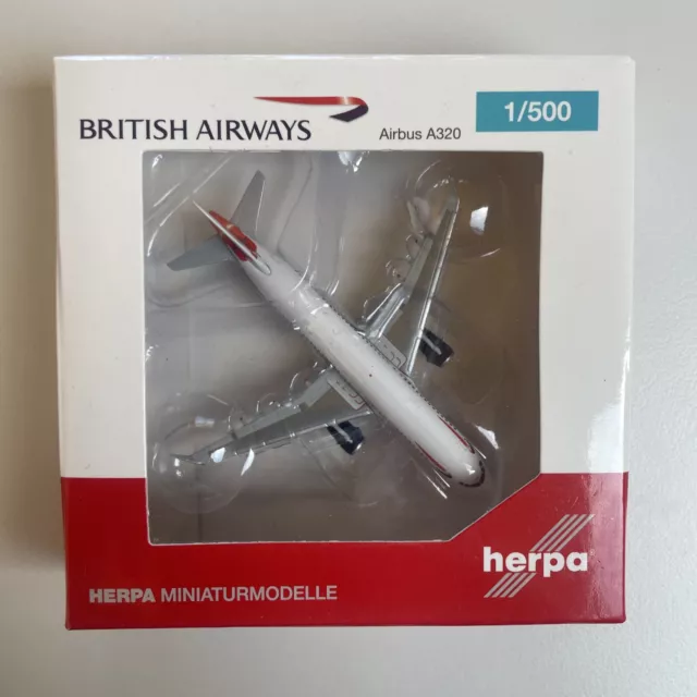 Herpa Wings 1:500 British Airlines A320 G-EUYU