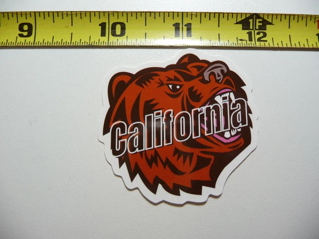 California Bear Decal Sticker Pride State