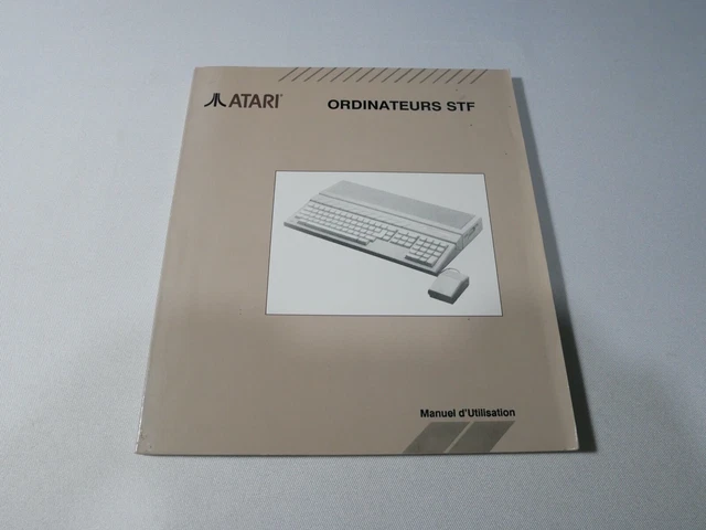 Notice / Manuel D'utilisation Atari STF - Informatique Vintage, Bon état