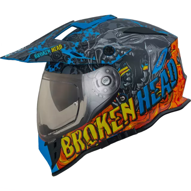 Broken Head Tigris VX2 Enduro Casque de Moto Enduro Dual Sport Casque