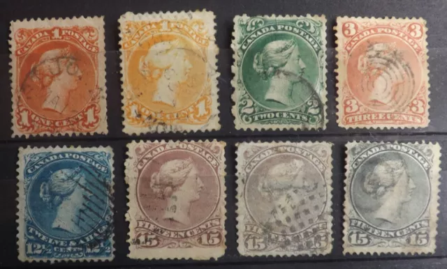 Queen Victoria  Canada LARGE stamps