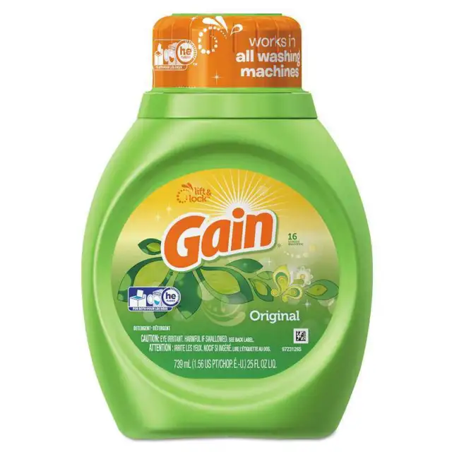 Gain Liquid Laundry Detergent, Original Fresh, 25oz Bottle SSIN1-8226988-EBUS