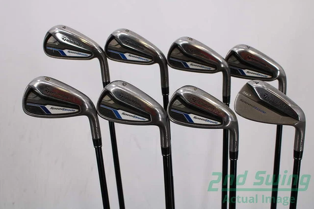TaylorMade Speedblade HL Iron Set 4-PW AW Graphite Uniflex Right 38.5in