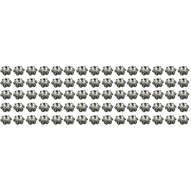 300 Stück Legierung Lily Perle Caps Anhänger Charms Schmuckherstellung Zubehör