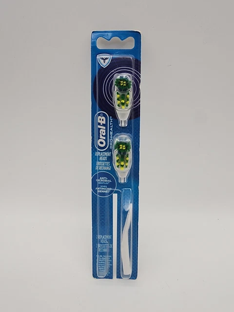 Paquete de 2 cabezales de repuesto de salud Oral-B Pro nuevos y sellados