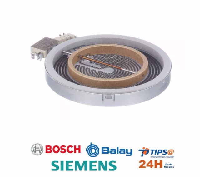 Fuego Calefactor Placa Vitroceramica Balay Siemens Bosch Neff 00673567 673567