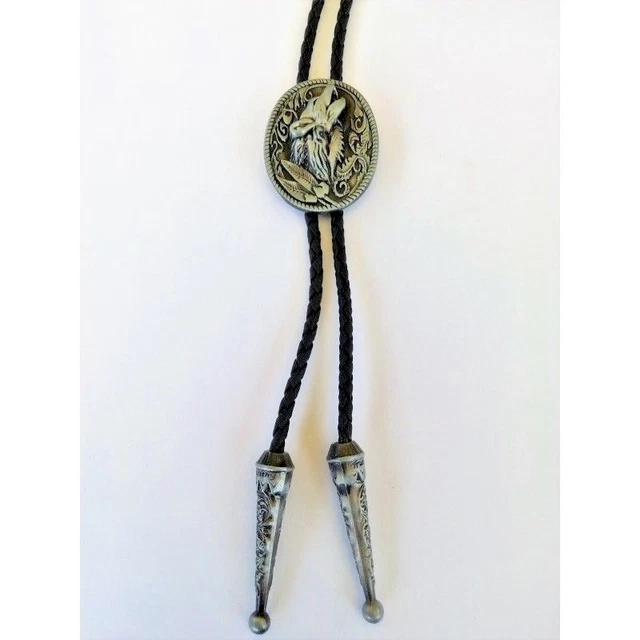 Lot De 2 Colliers/cravates Bolo Cowboy En Cuir - Longueur 50cm Réglable - Style Western Vintage Pour Homme Et Femme - 6