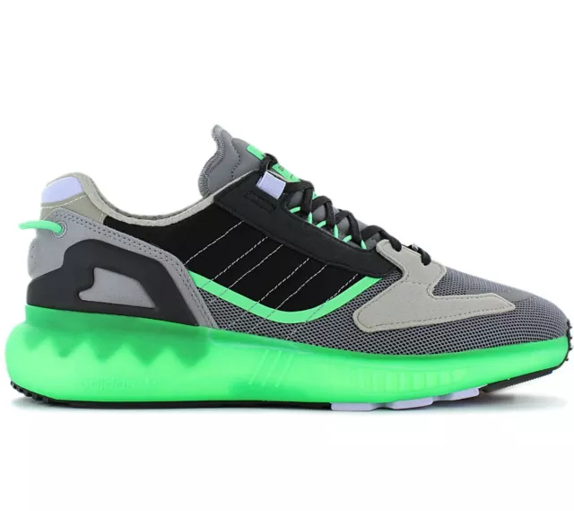 adidas Originals ZX 5K BOOST Herren Sneaker Grau-Grün GV7701 Sport Schuhe NEU