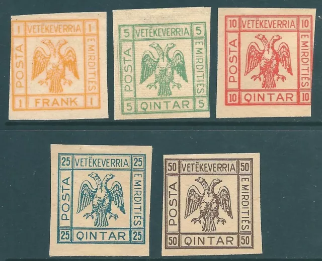 ALBANIA unused cinderella stamps