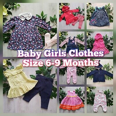 Baby Girls Clothes Make Build Your Own Bundle Job Lot Size 6-9 Months Outfit Set