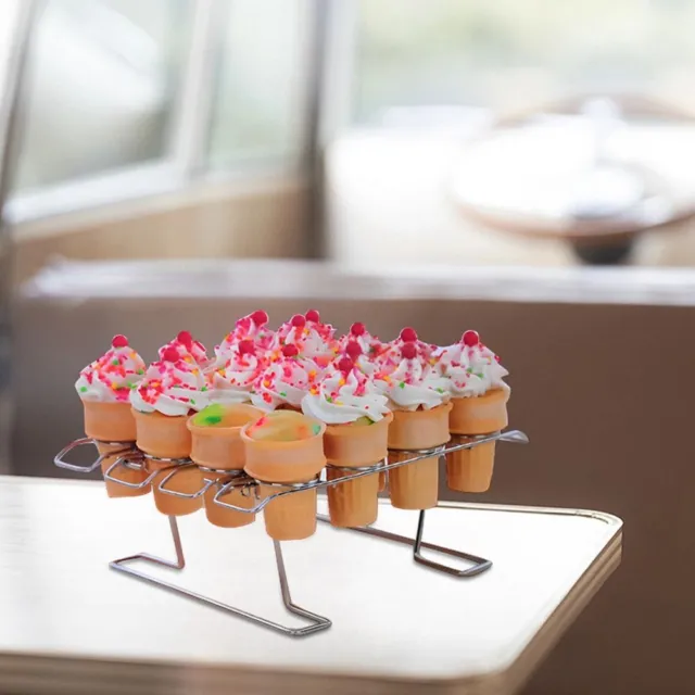 Scaffale da forno cono gelato display cono per torta cono cupcake rack di raffreddamento GB