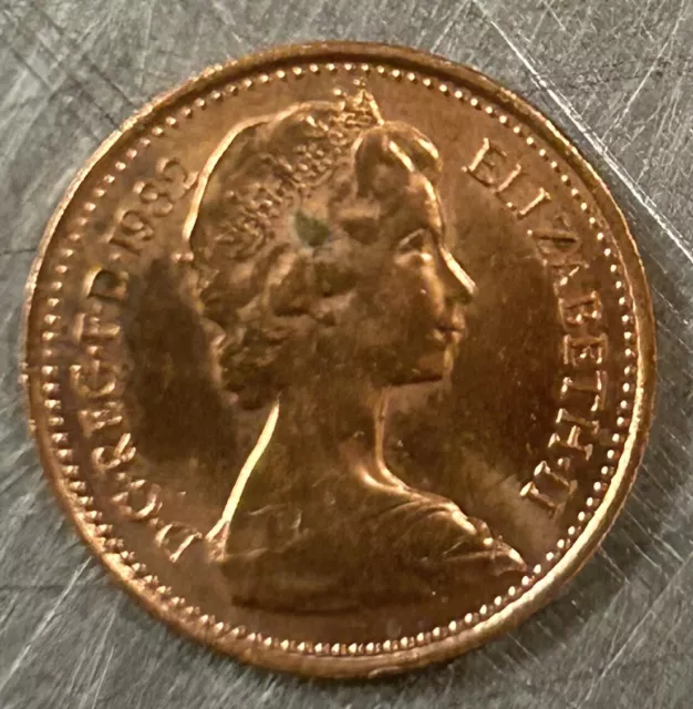 United Kingdom 1/2p Half Penny 1982 Elizabeth II rare coin  Circulated Condition