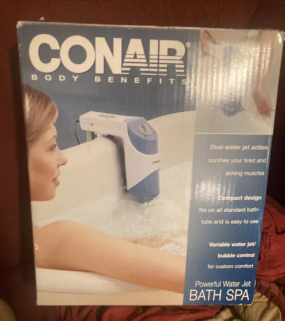 Conair Portable Bath Spa with Dual Hydro Jets for Tub, Bath Spa Jet for Tub  Creates Soothing Bubbles…See more Conair Portable Bath Spa with Dual Hydro