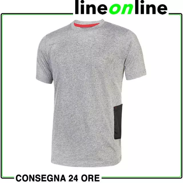 T-shirt da lavoro U Power Road slim-fit in tessuto jersey elasticizzato leggero 3