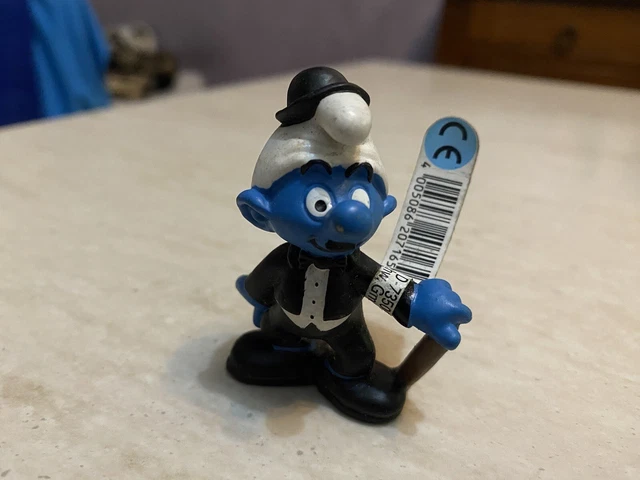 Puffo Charlie Chaplin Schleich Peyo 2008 Germany Nuovo Etichettato