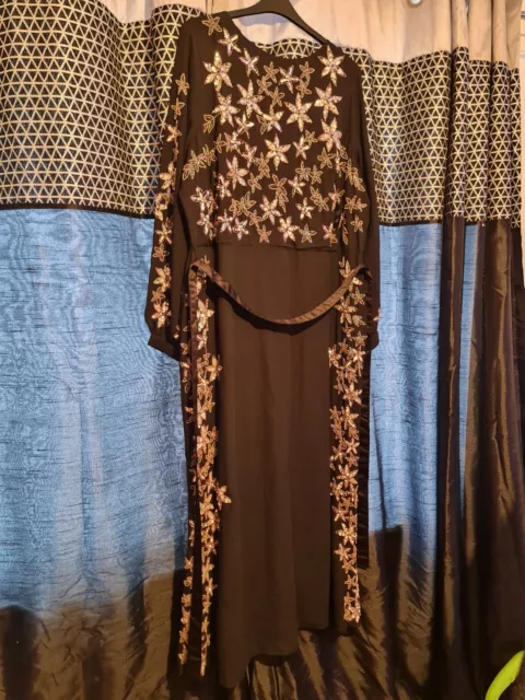 Joanna Hope Beaded Maxi Dress Size 24