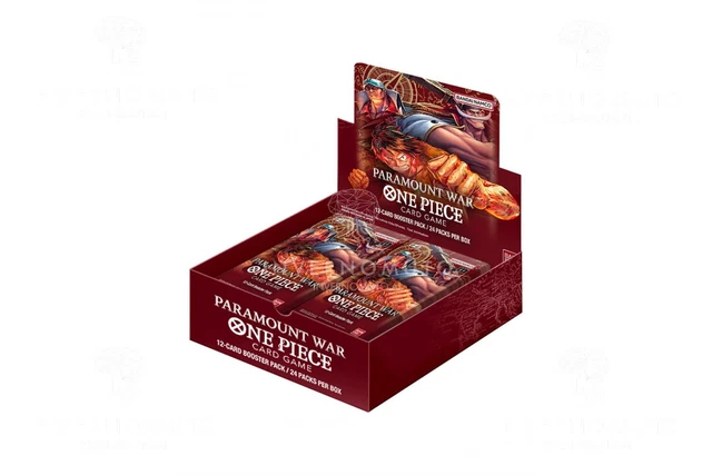 One Piece Card Game Booster Paramount War OP-02 – Édition Japonaise Bandai, Pack De Boosters Officiel Pour Collectionneurs