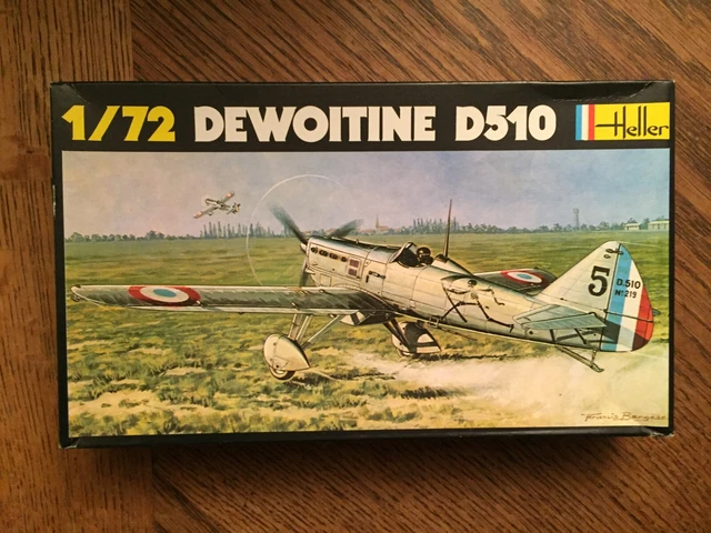 Heller 1/72 Dewoitine D 510 Boite Noire N°219