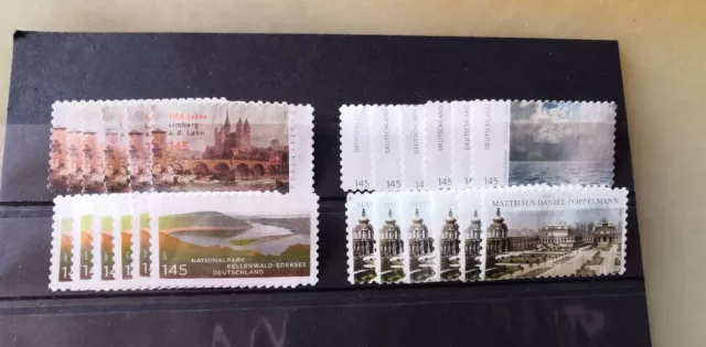 Bund 24 x 1,45 Seestück ,Limburg... ungestempelt , ungummiert B-Ware Briefmarken
