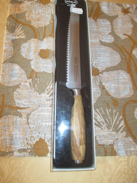 RÖSLE Brotmesser "Artesano", Wellenschliff, NEU