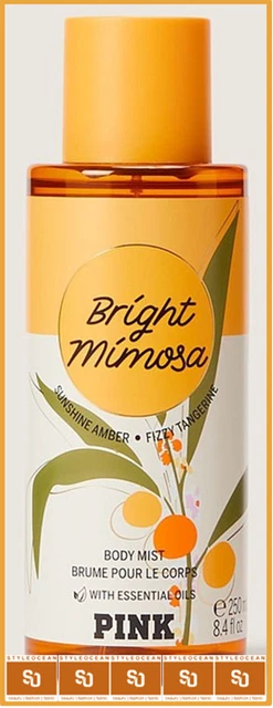 Victoria's Secret ROSA Nuevo | MIMOSA BRILLANTE | Jardín Fiesta Cuerpo Niebla 250ml