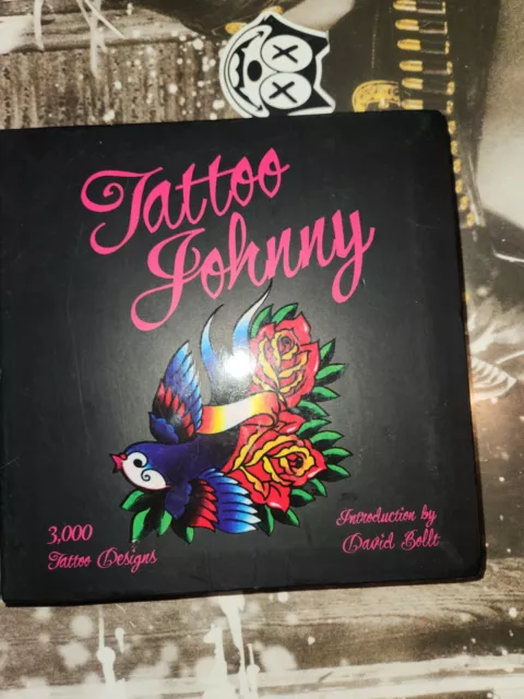 Tattoo Johnny 3000 Color Tattoo Designs Book by David Bollt