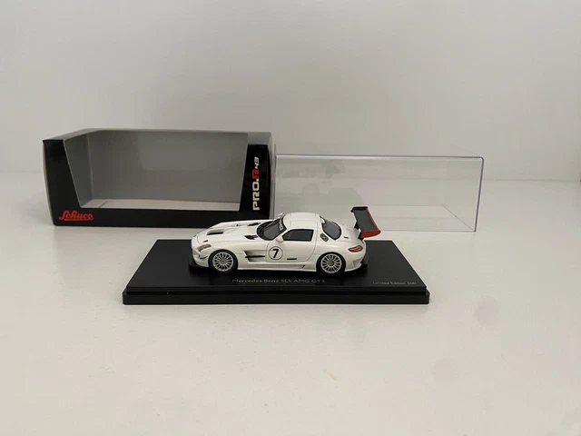 Miniature Schuco 1/43 – Mercedes SLS AMG – Gran Turismo 5 – Orange – Collection Jeux Vidéo