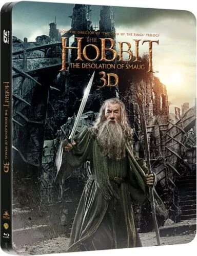 The Hobbit : The Desolation of Smaug 3D : Steelbook Blu-ray