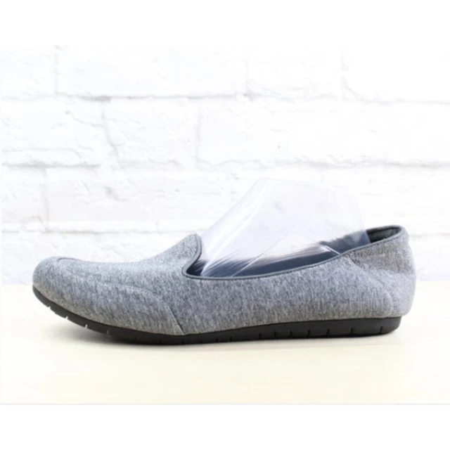 H by Halston Women's Karina Gray Twist & Flex Slip on Loafer Flat Shoes Size 9 H by Halston Women's Karina Gray Twist & Flex Slip on Loafer Flat Shoes Size 9